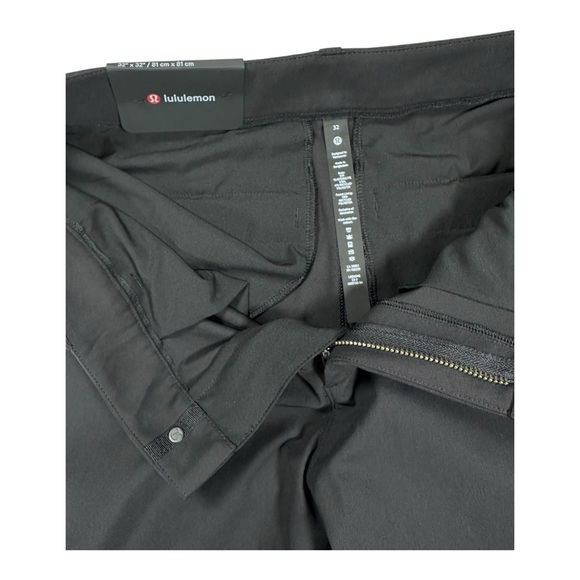 NWT Lululemon Men’s ABC Slim-Fit‎ 5 Pocket Pant 32"L x 32”W Warpstreme Black - Picture 10 of 12